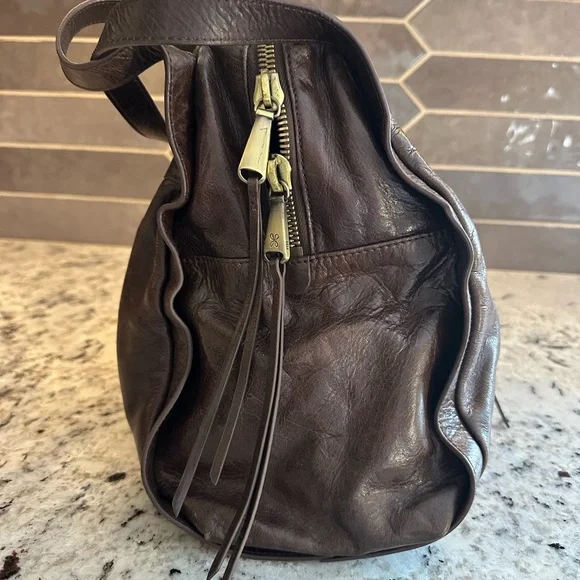 HOBO Brown Hobo Bag in Soft Suede - Picture 3 of 5